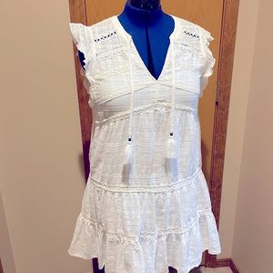 White eyelet sundress